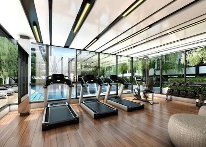 公寓 Sukhumvit 50 Quiet One Bedroom Near Bts Onnut
